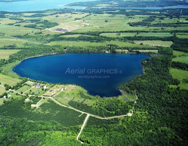 Nowland Lake in Charlevoix County, Michigan