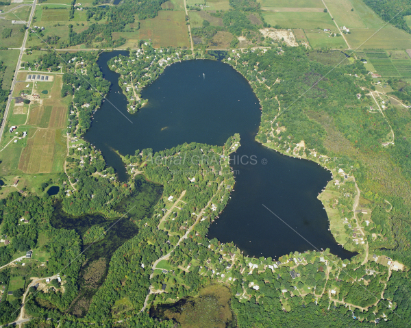 Barnes Lake in Lapeer County, Michigan