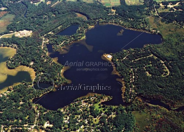 Strawberry Lake in Livingston County, Michigan