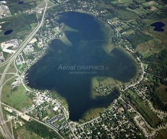 Whitmore Lake in Livingston County, Michigan