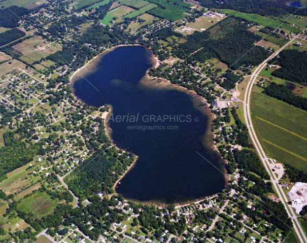 Barron Lake in Cass County, Michigan