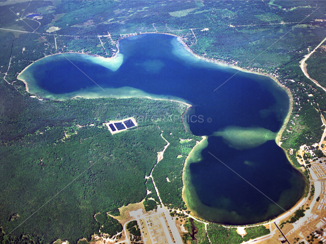 Lake Margrethe in Crawford County, Michigan