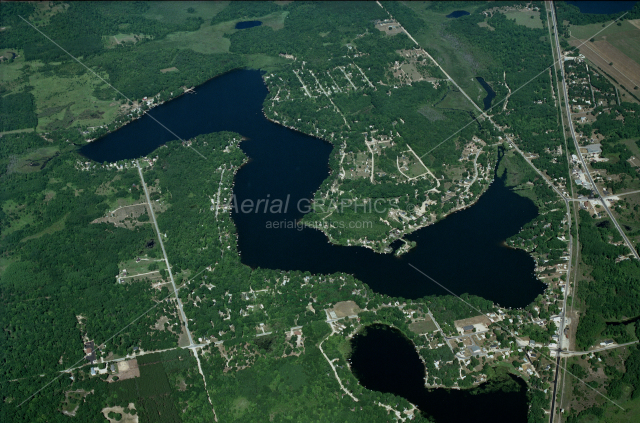 Crooked  Lake in Clare County, Michigan