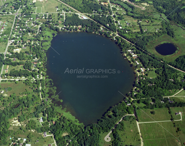 Hamburg Lake in Livingston County, Michigan