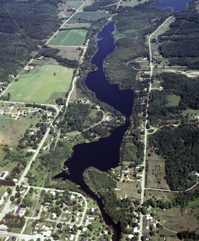Hanley Lake in Antrim County, Michigan