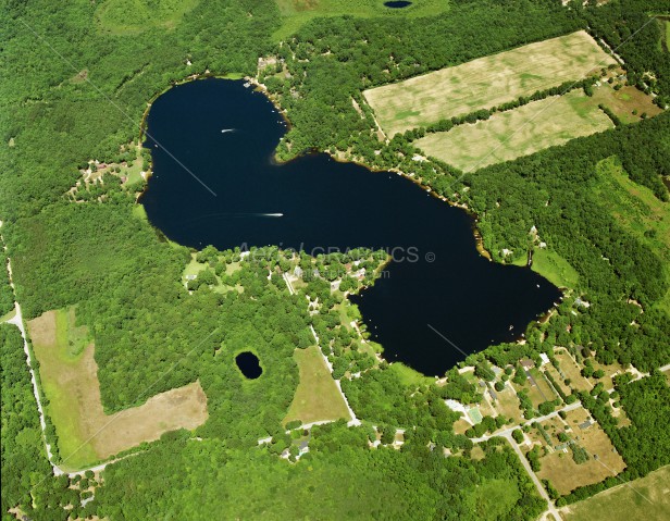 Mill Lake in Van Buren County, Michigan