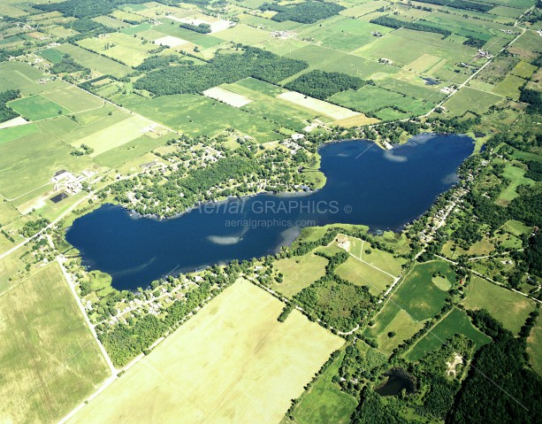 Pleasant Lake in Washtenaw County, Michigan