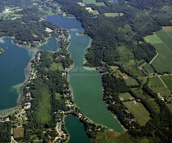Long Lake in Cass County, Michigan