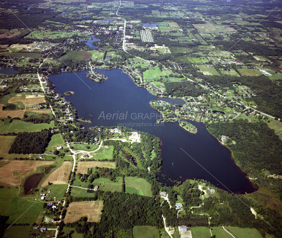 Shinanguag Lake in Genesee County, Michigan