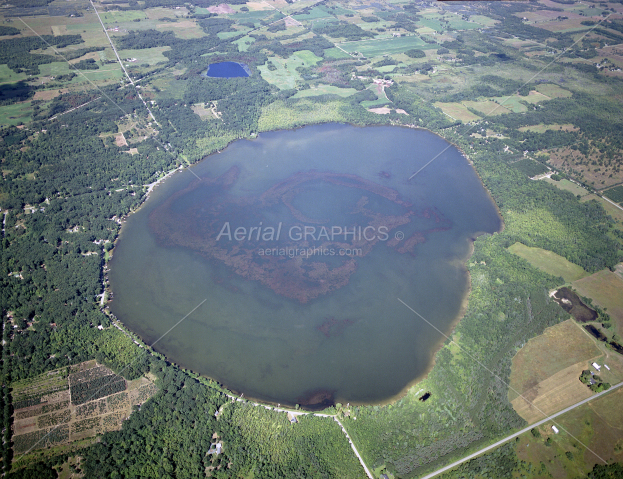 Round Lake in Mason County, Michigan