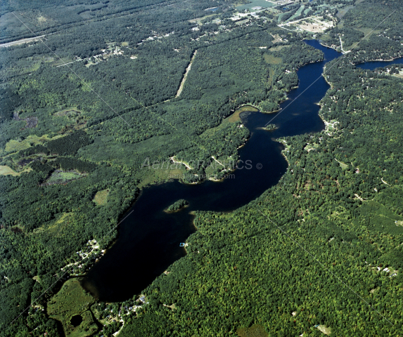 Long Lake in Clare County, Michigan