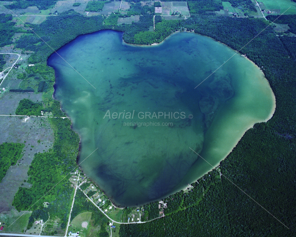 Larks Lake in Emmet County, Michigan