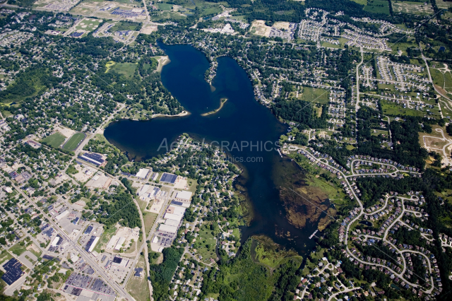 Thompson Lake in Livingston County, Michigan