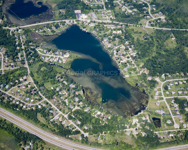 School Lake in Livingston County, Michigan