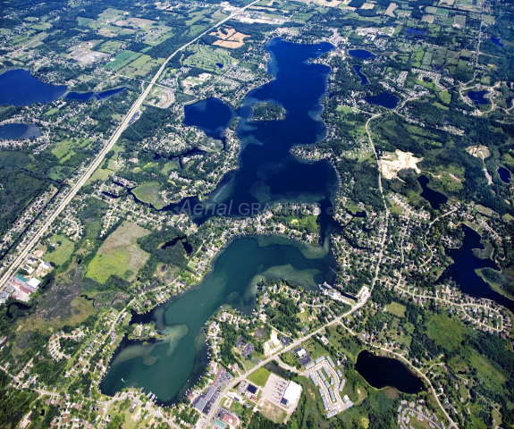 Lake Fenton in Genesee County, Michigan