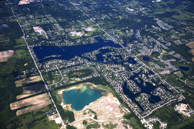 Lake Sherwood in Oakland County, Michigan