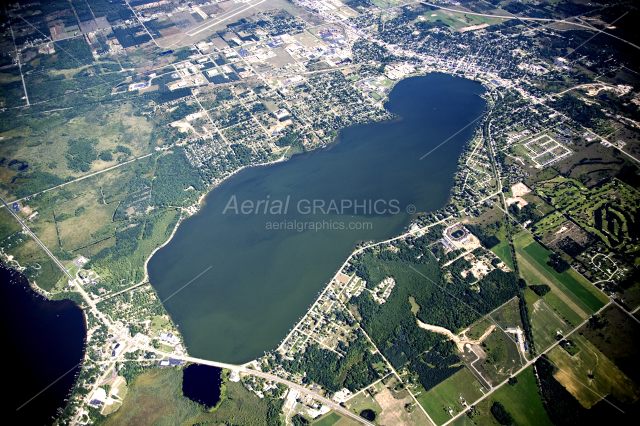 Lake Cadillac in Wexford County, Michigan