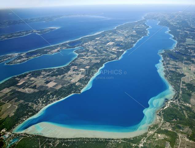 lake aerial view