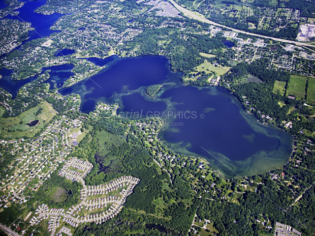 Lake Angelus, Oakland County in Oakland County, Michigan