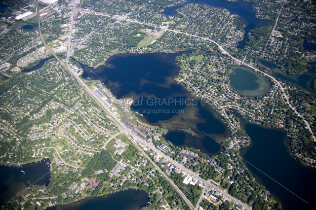 Loon Lake in Oakland County, Michigan