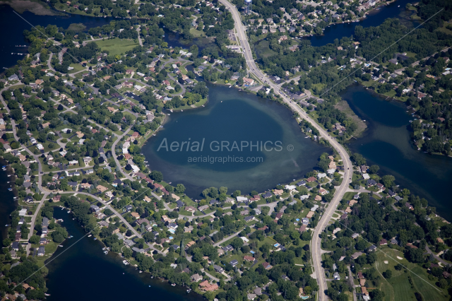 Silver Lake in Oakland County, Michigan