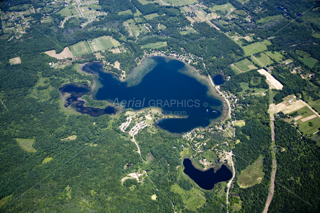 Silver Lake in Livingston County, Michigan