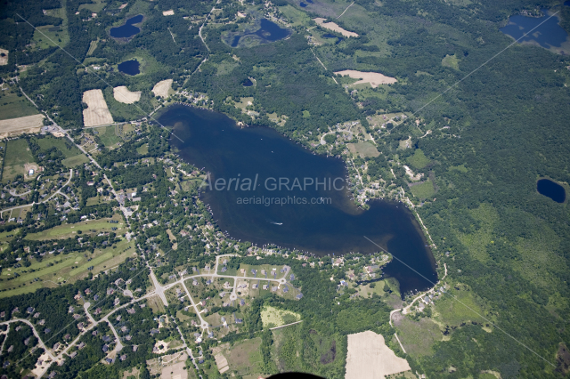 North Lake in Washtenaw County, Michigan