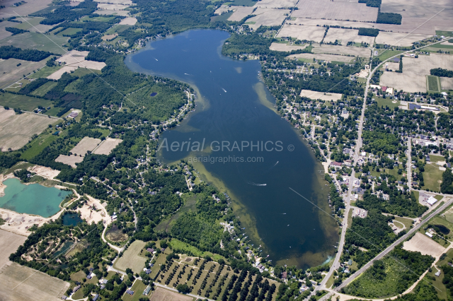 Jordan Lake in Ionia County, Michigan