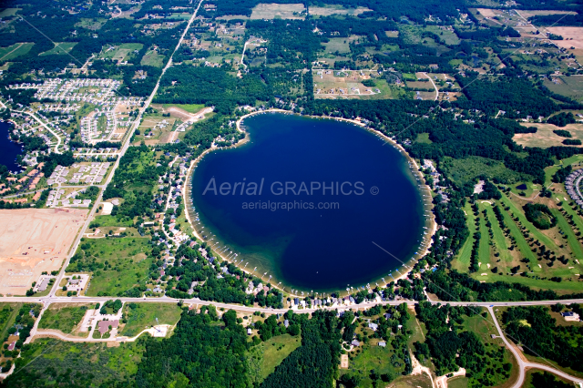 Silver Lake in Kent County, Michigan