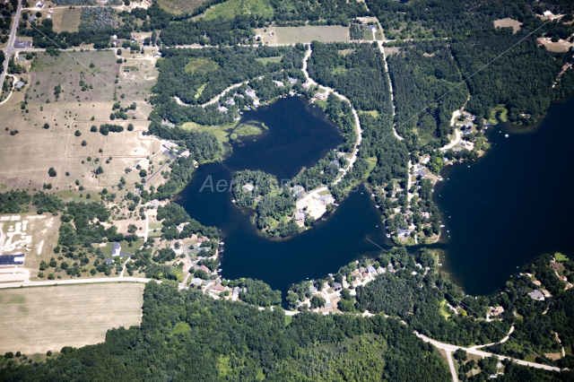 Horseshoe Lake in Kent County, Michigan