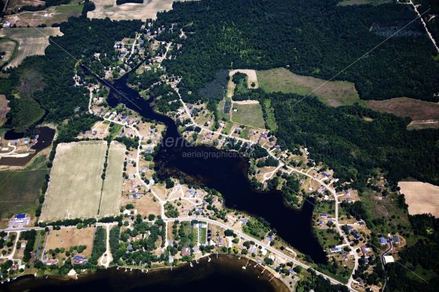 Stanton Lake in Montcalm County, Michigan