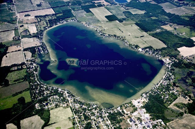 Crystal Lake in Montcalm County, Michigan