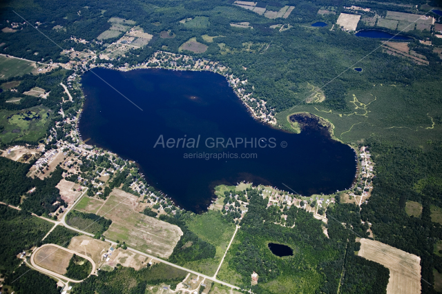 Long Lake in Ionia County, Michigan