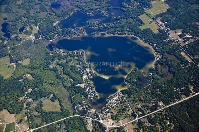 Horsehead Lake in Mecosta County, Michigan