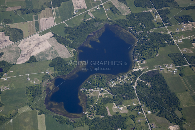 Peach Lake in Ogemaw County, Michigan