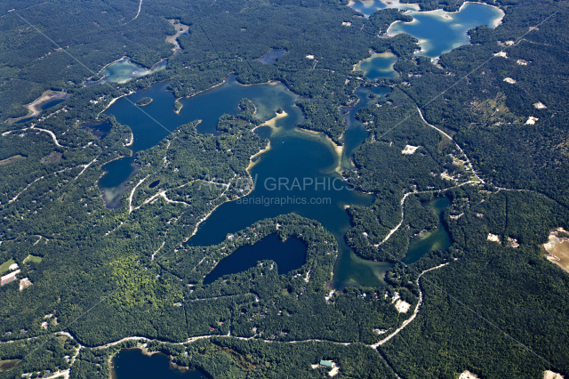 Spider Lake in Grand Traverse County, Michigan