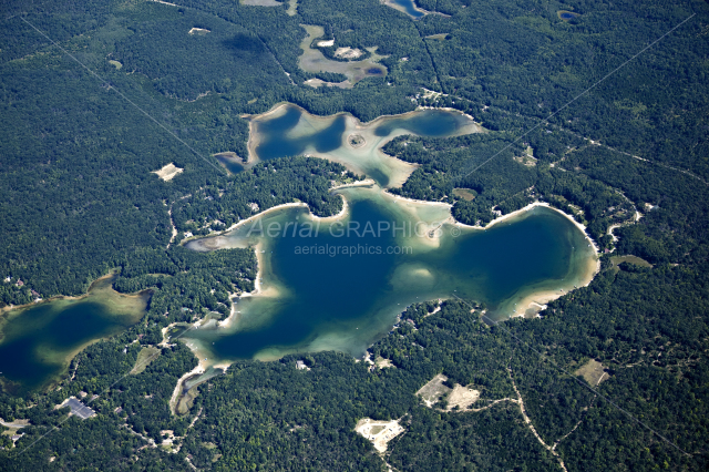 Rennie Lake in Grand Traverse County, Michigan
