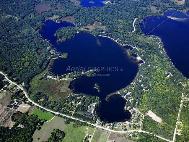 Lake Sapphire in Missaukee County, Michigan