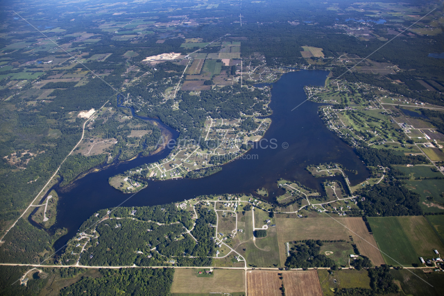 Lake Isabella in Isabella County, Michigan
