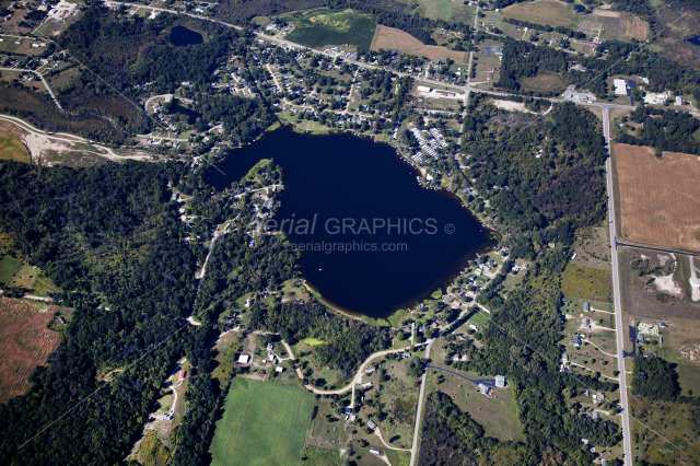 Pleasant Lake in Hillsdale County, Michigan