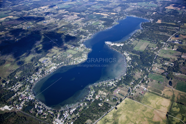 Clark Lake  in Jackson County, Michigan