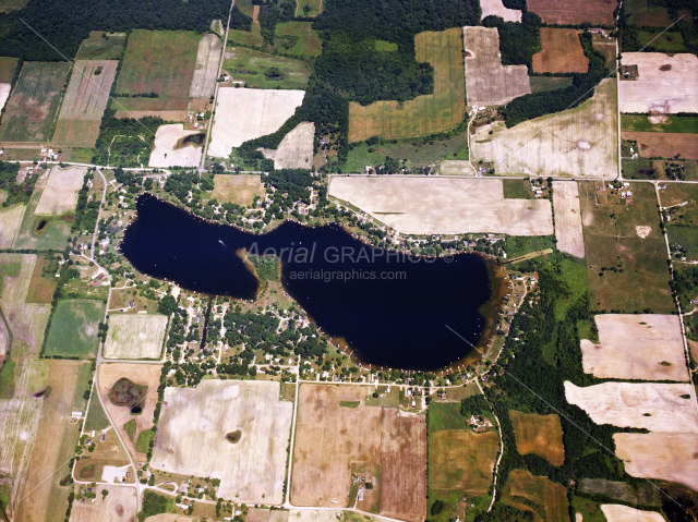 Bird Lake in Hillsdale County, Michigan