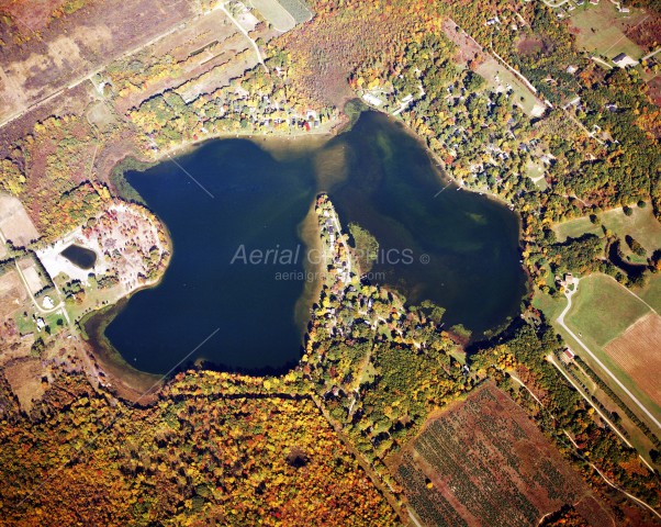 Brownwood Lake in Van Buren County, Michigan