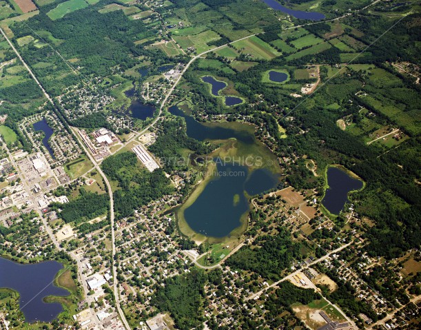 Bush Lake in Oakland County, Michigan