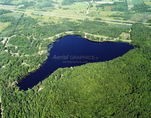 Diamond Lake in Osceola County, Michigan