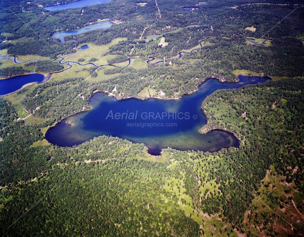 Drum Lake in Presque Isle County, Michigan