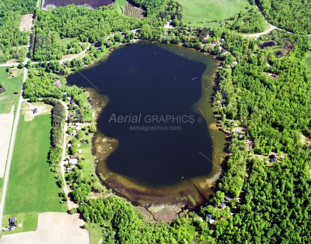 Englewright Lake in Newaygo County, Michigan