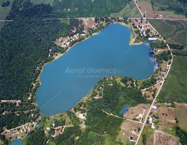 Fish Lake in Lagrange/Steuban County, Michigan