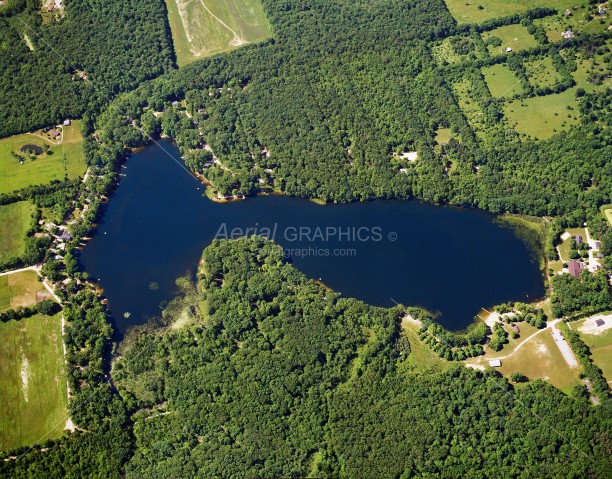 Fish Lake in Oakland County, Michigan