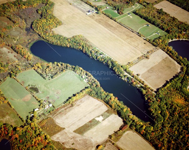 Geneva Lake in Allegan County, Michigan